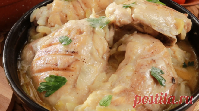Курица по- Кабардински\ГЕДЛИБЖЕ. Простое, бюджетное и очень вкусное блюдо! - Готовим сами