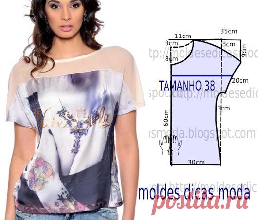 Блузка
#простыевыкройки #простыевещи #шитье #блузка #блуза #футболка #выкройка