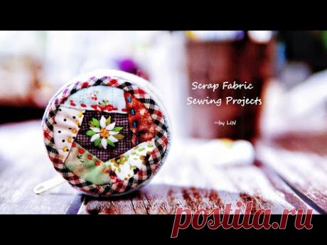 Gift idea / HAND SEWN / Scrap Fabric Sewing Projects~ 疗愈手作 ┃ 手作りの癒し