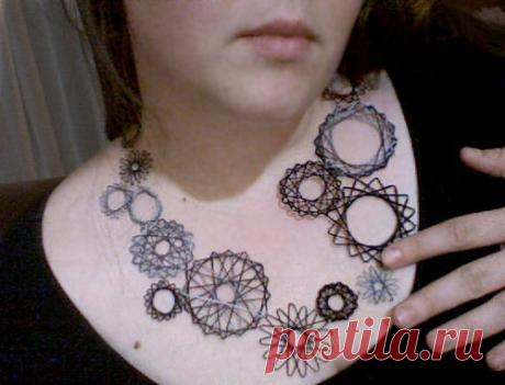 Collar de cuerda de arte: 5 pasos (con fotos)