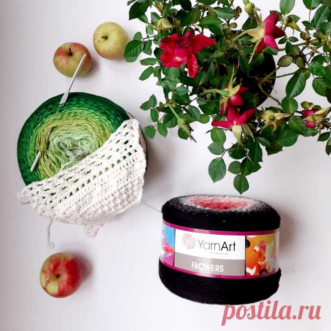 Почему вы так любите пряжу ЯрнАрт Flowers? Мне она совсем не нравится… | Minute Crochet | Яндекс Дзен