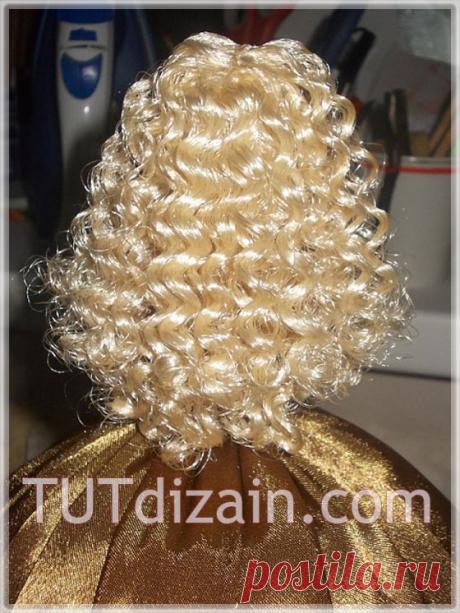 Волосы для куклы из ленты. Мастер-класс » Планета рукоделия