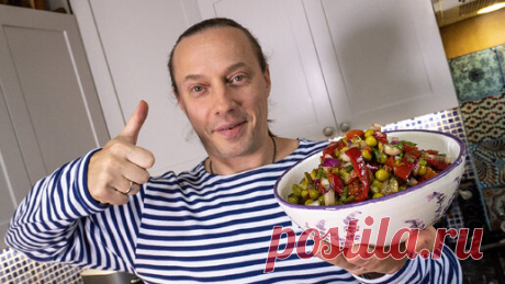 Этому салату меня научил Кок. Три консервы и готово. Идеально на праздничный стол. Быстрый винегрет | Шеф-повар Василий Емельяненко | Дзен