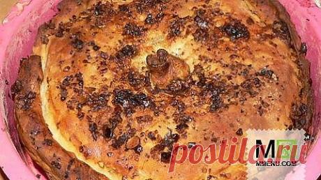 Слоёный пирог с вишней и орешками - кулинарный рецепт. Миллион Меню