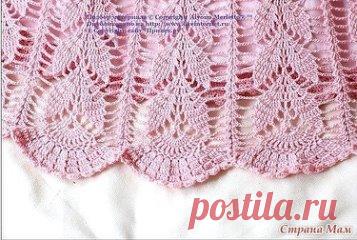 Узор для юбочки крючком
