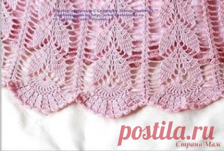 Узор для юбочки крючком