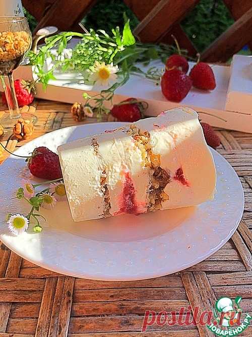 Сливочное мороженое с грецким орехом – кулинарный рецепт