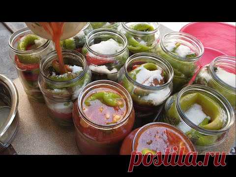 Дунганский перец🌶  в томатно 🍅чесночном🧄 соусе на зиму! Без стерилизации.