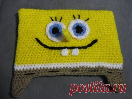Bob the Sponge Hat Tutorial - Free pattern and tutorial