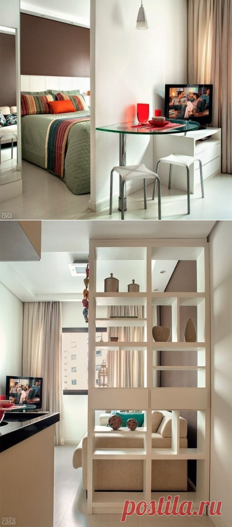 Идея для обустройства маленькой квартиры - Дизайн интерьеров | Идеи вашего дома | Lodgers