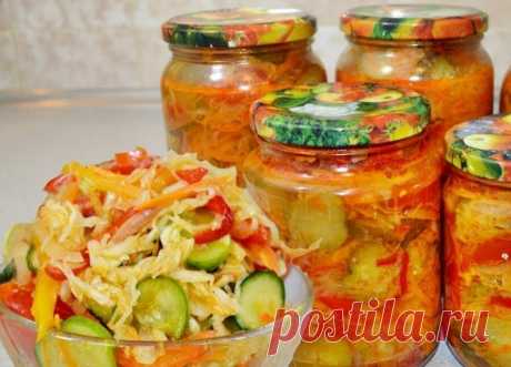 Салат на зиму "Один к одному" - вкусный, простой и отлично хранится |