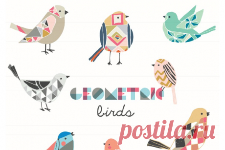Mosaic Birds EPS | Pre-Designed Illustrator Graphics ~ Creative Market