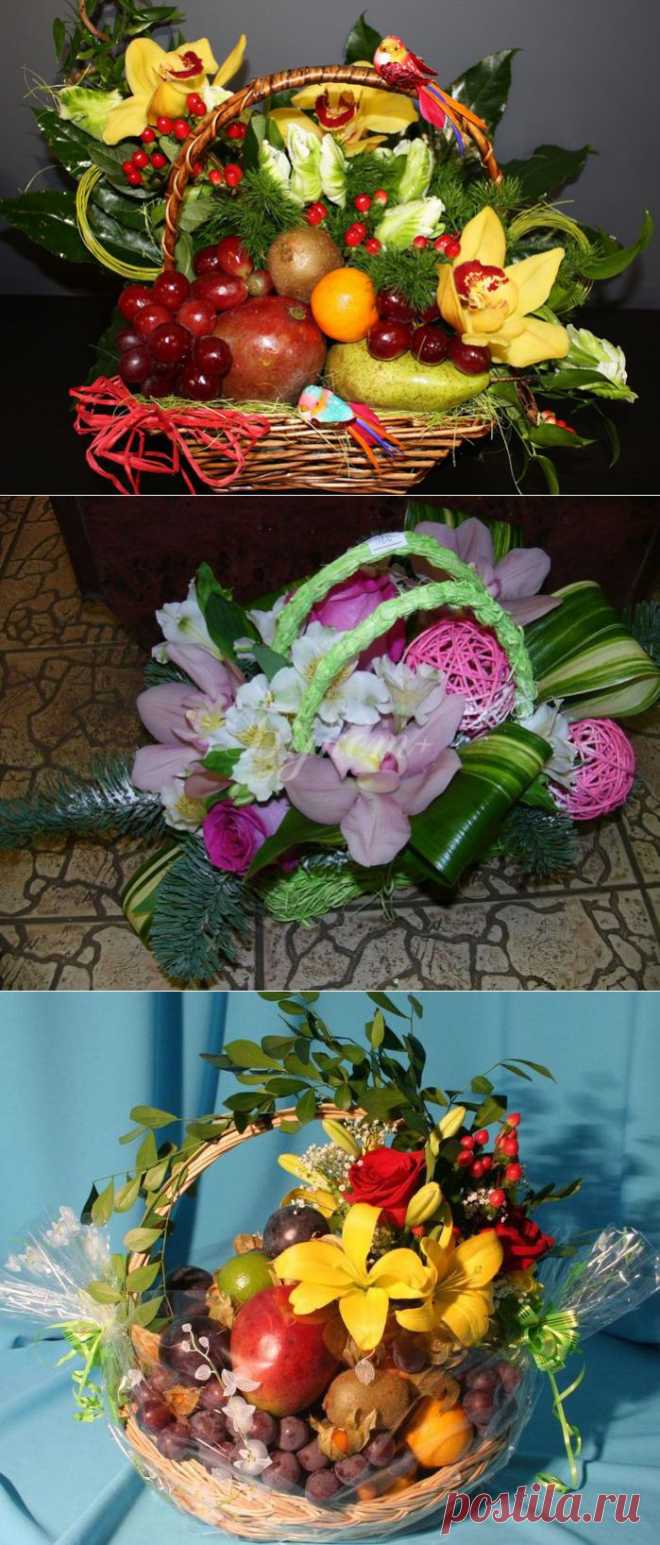 Корзинка с цветами