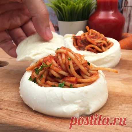 Cheesy Spaghetti Balls Some people add cheese on top of pasta...we add pasta to our cheese!