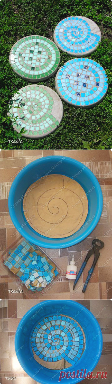 Садовая плитка своими руками — Сделай сам, идеи для творчества - DIY Ideas