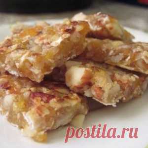 Лакомство для худеющих — лимонные батончики-мюсли
