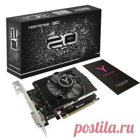 Yeston gt1030 graphics video card 4g/64bit/ddr4 gaming desktop computer pc video graphics card support dvi/hdmi-compatible 1152/1380mhz 14nm Sale - Banggood.com