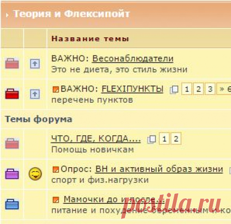 Весонаблюдатели - для тех, кто хочет похудеть. Теория и Флексипойт