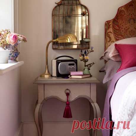 Dusky pink bedroom | Country bedroom idea | housetohome.co.uk