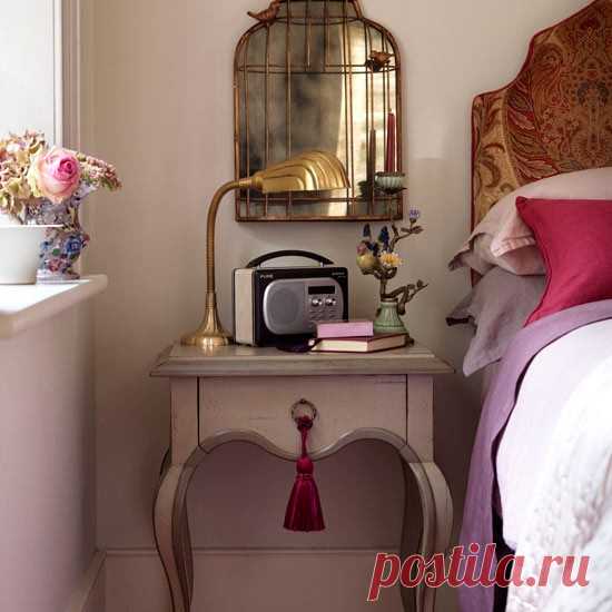 Dusky pink bedroom | Country bedroom idea | housetohome.co.uk