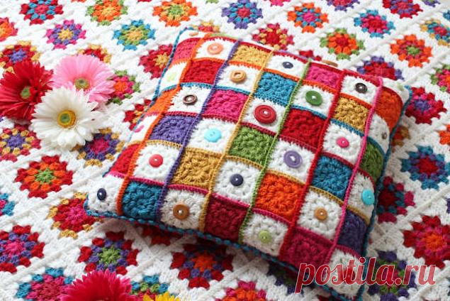 Бабушкин квадрат - Ярмарка Мастеров - ручная работа, handmade