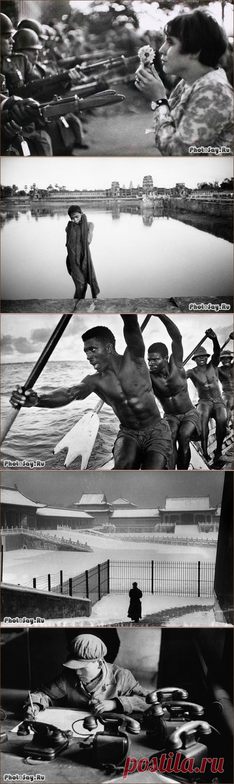 Фотограф Марк Рибу - нравственный человек, яркий пример гуманизма. В его потрясающих работах показывается как политическая жизнь, так и быт простых людей.