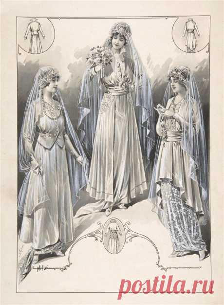 Страницы модного журнала 1900-1918 г..