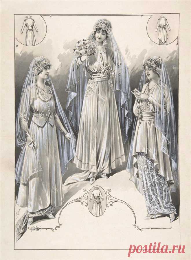 Страницы модного журнала 1900-1918 г..