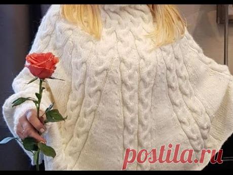 ШИКАРНОЕ ПОНЧО С КОСАМИ! ЛЮБУЕМСЯ ГОТОВЫМИ РАБОТАМИ НОЯБРЯ! ПРОЦЕССЫ К НОВОМУ ГОДУ!