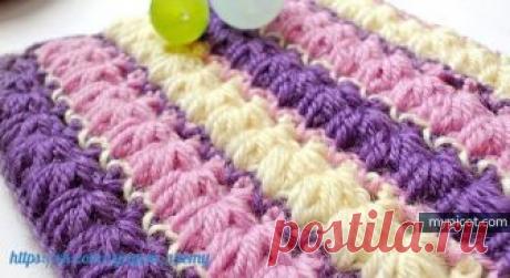 Запись на стене 🎀 Узор крючком 🎀