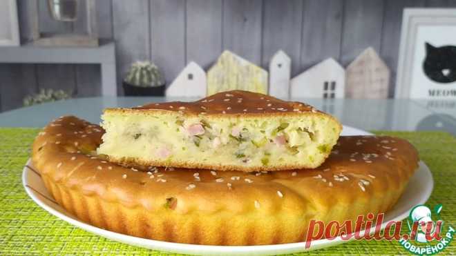 Заливной пирог с капустой Кулинарный рецепт