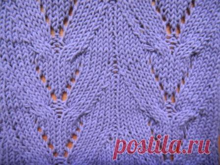 Ажурные косы спицами | Ажурные Узоры