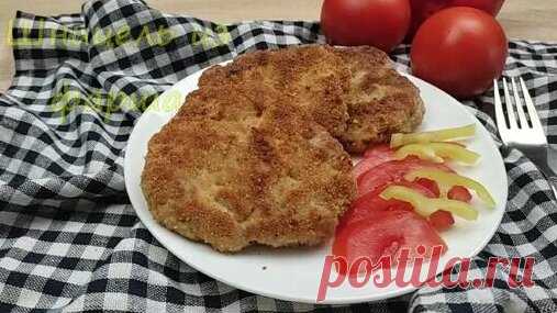 Как приготовить шницель из фарша Рецепт мяса Просто Вкусно - смотреть онлайн в поиске Яндекса по Видео
