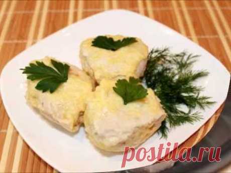 Котлеты из куриной грудки с овощами в мультиварке