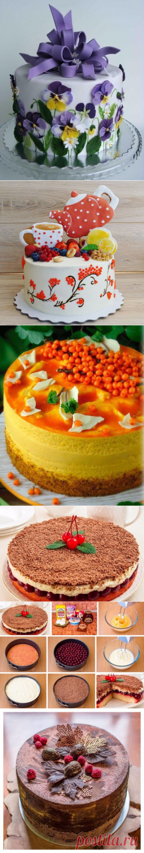 ТОРТ🌷десерты украшаем* | Тая😍😻ღ•°˜”*°•.♥.•  Туман✔  | Рецепты простой и вкусной еды на Постиле