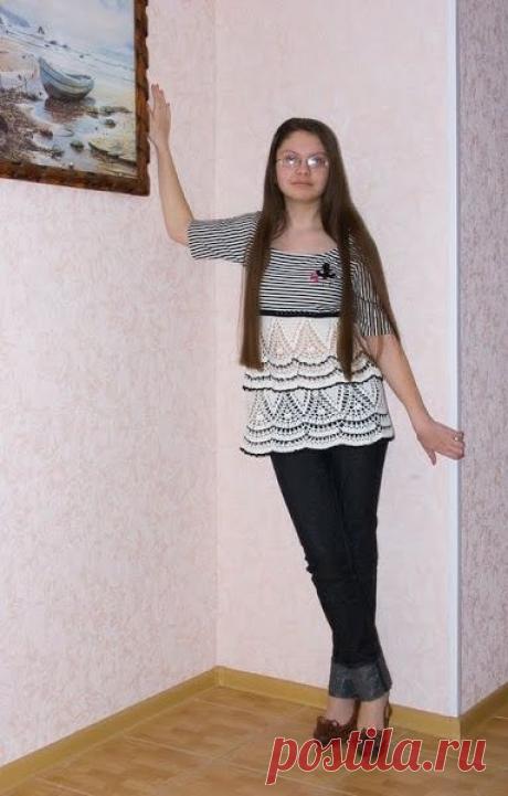 Комбинирование ткани и вязания с Осинки - 2