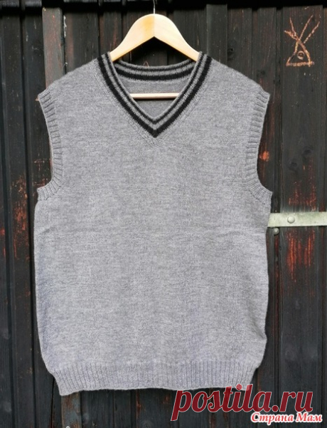 Жилет из мериноса - Вязание - Страна Мам