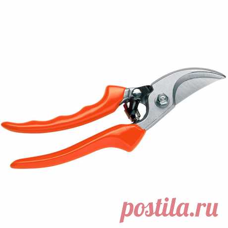 У садового секатора Stihl PG 20 (универсальный) внутреннее углубление для перекусывания проволоки, замок, закрываемый одной рукой. Диаметр веток до 25 мм. Предназначен для виноградарства, плодоводства, садоводства, ухода за садом и парком.