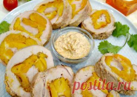 (1) Мясной рулет с курагой - пошаговый рецепт с фото. Автор рецепта Ирина Семененко . - Cookpad