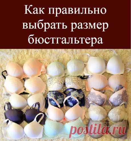 Как правильно выбрать размер бюстгальтера