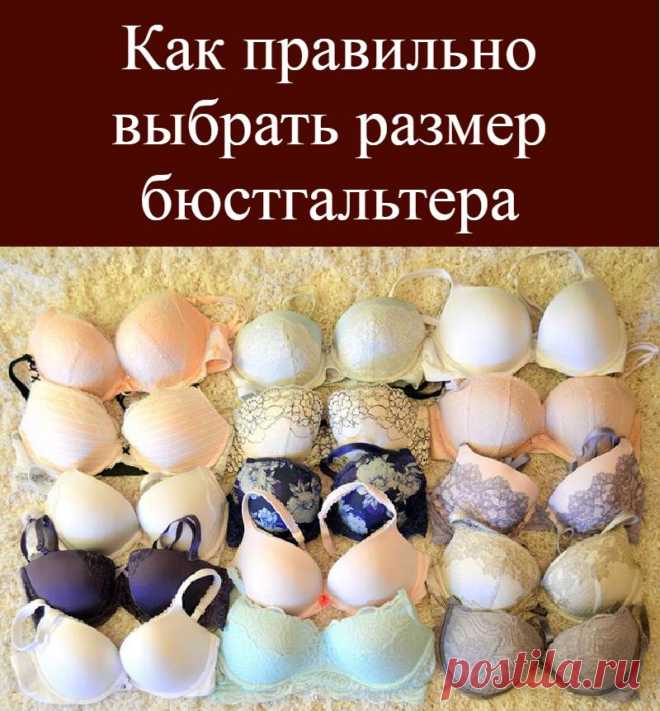 Как правильно выбрать размер бюстгальтера