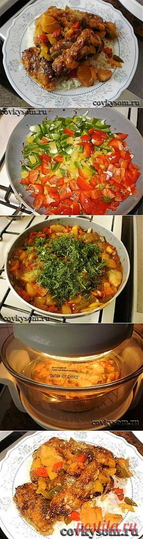 Курица с ананасами в аэрогриле | Со вкусом
