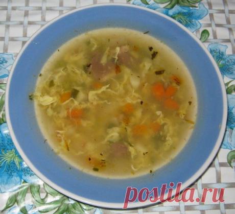 Гороховый суп с консервированным горошком