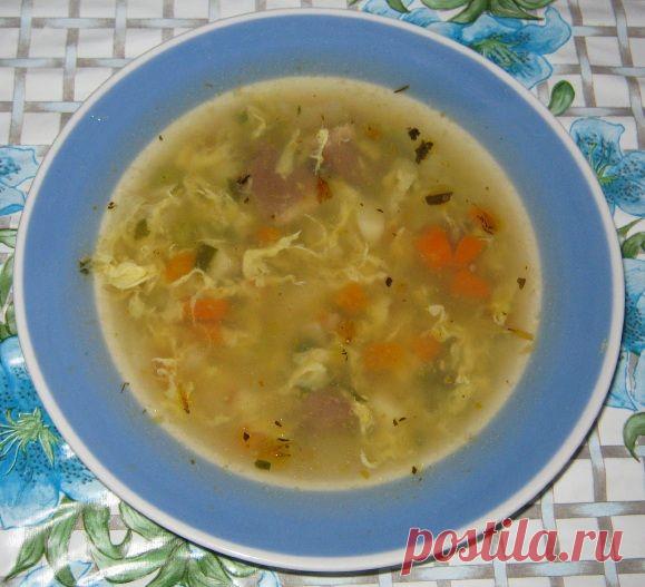 Гороховый суп с консервированным горошком