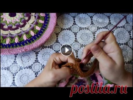 Мандала крючком. Часть 4. Окончание. Довязываем нашу мандалу....