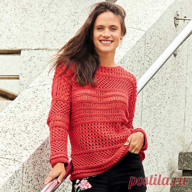 пуловер женский спицами - Самое интересное в блогах