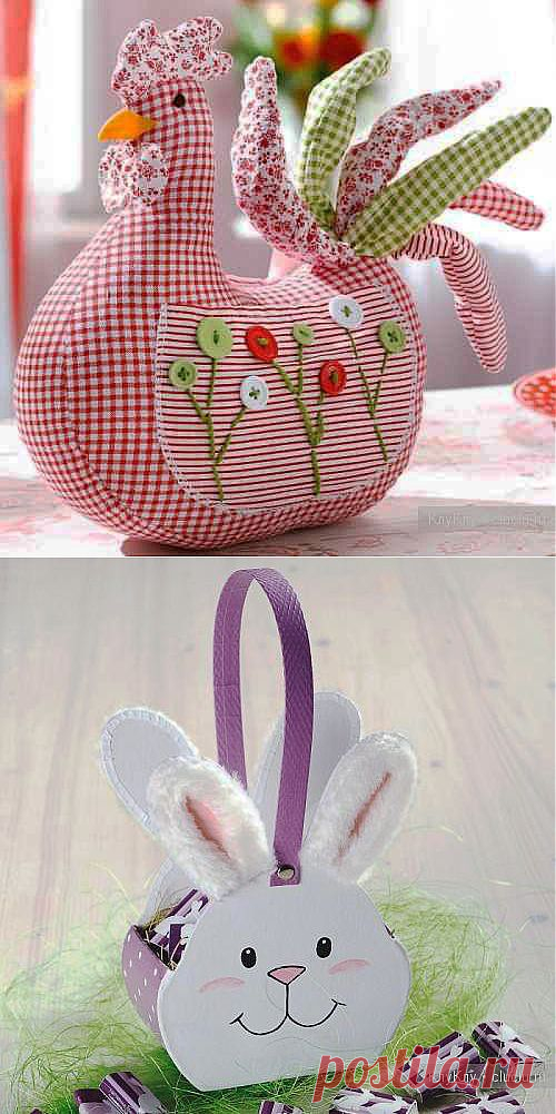 Пасхальные идеи для дома - украшаем интерьер / Интерьер, дизайн - фото, мастер классы / КлуКлу. Рукоделие - бисероплетение, квиллинг, вышивка крестом, вязание