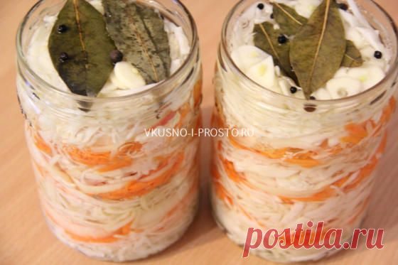 Маринованная капуста быстрого приготовления