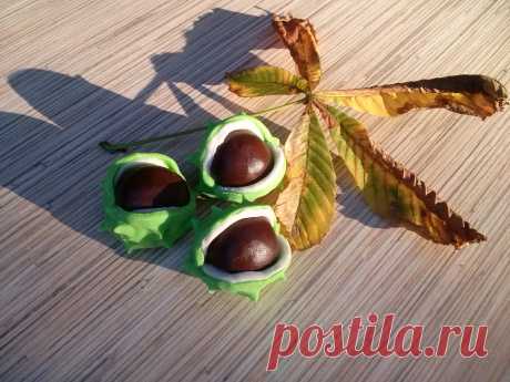 Шоколадные конфеты с орехом!