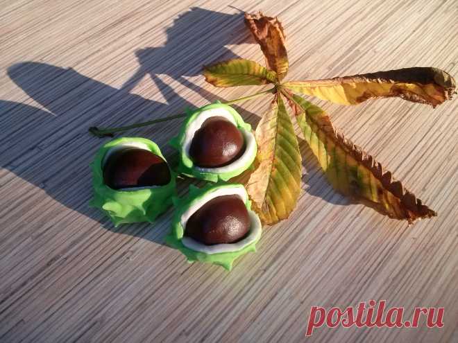 Шоколадные конфеты с орехом!